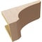 Ekena Millwork 6"W x 12"D x 6"H Wide Legacy Rough Cedar Woodgrain TimberThane Corbel, Primed Tan CORUR06X12X06LGYRCPR - alternate 3